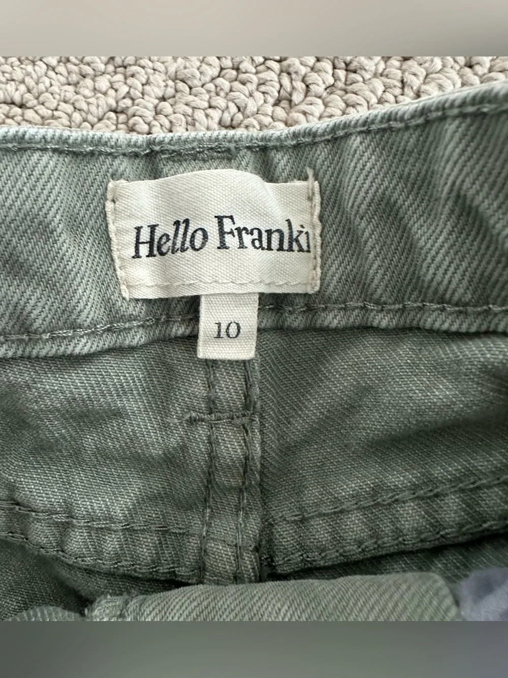 Old Navy & Hello Franki bundle Wide Leg Jeans Pair in Sage Green and Dark Indigo